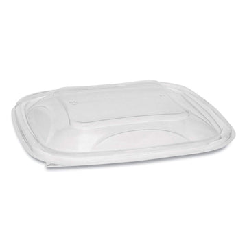 Pactiv Evergreen EarthChoice Recycled PET Container Lid, For 24-32 oz Container Bases, 7.38 x 7.38 x 0.82, Clear, Plastic, 30