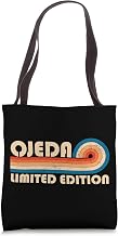 OJEDA Retro 70s 80s Sunset Stripe Tote Bag