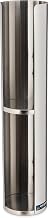 San Jamar Lid Dispenser Wall-Mounted, 24 - 46 Oz Cups with Dual Lid Capacity for Restaurants, Dining Halls, and Fast Food, Stainless Steel, 23.5 Inches, Silver