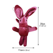 Ball Garland Glass Plush Rabbit Gift Rabbit Doll Decoration Pendant Easter Decoration Hangs Mini Valentine Gnomes (Red by Cakina – Glass