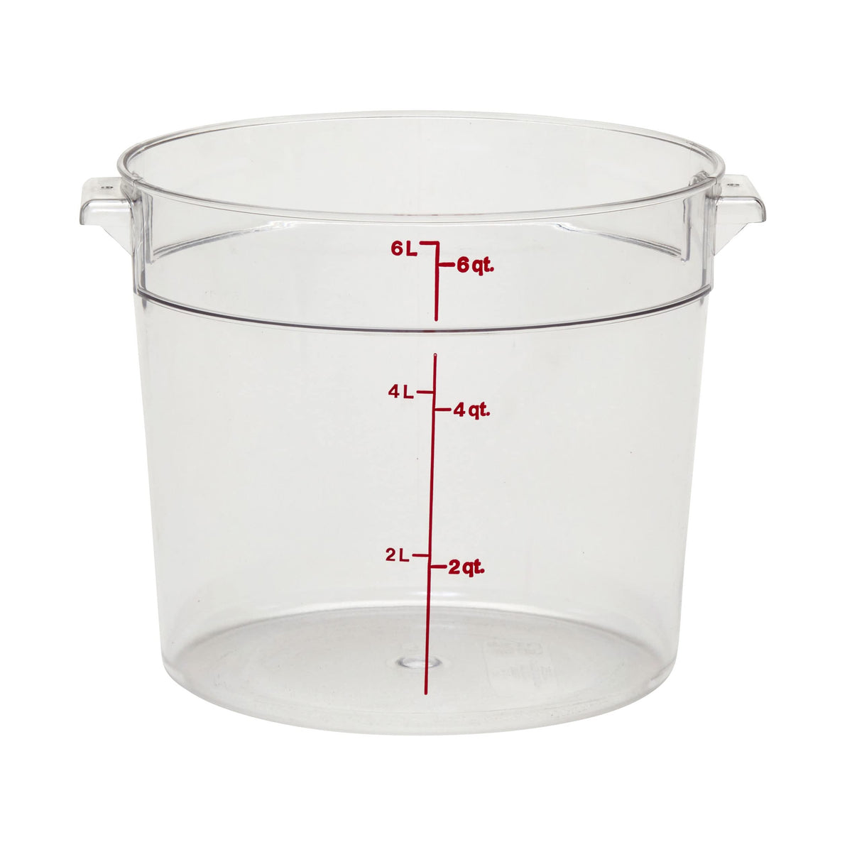 Cambro 6 Quart / Clear / 5.7 liters Containers