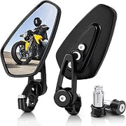 Motorcycle Mirrors for Vespa PX Arcobaleno 1990-1993 | Sturdy and Durable 360° Rotating No Vibration & Wobble Adjustable Design High-definition Vision