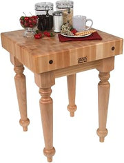 John Boos Country Cutting Block Kitchen Table (30 in. x 24 in.)
