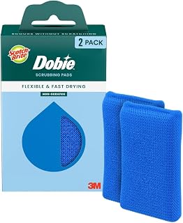 Scotch-Brite Blooms Dobie Scrubbing Pad, 2 Pack