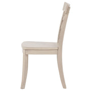 Coaster Orrison Farmhouse Dining Side Chair Set of by Coaster Fine Furniture – Rubberwood, Linen, Pack of 2, Model 121262