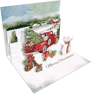 Lang, Santa's Truck 3D Pop-Up Christmas Cards (8 pack) by Susan Winget