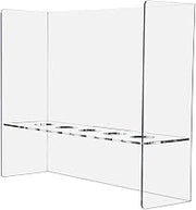 Cal-Mil 394 Cone Holder with Guard, 16" Height, 20" Width, 4" Length, Acrylic