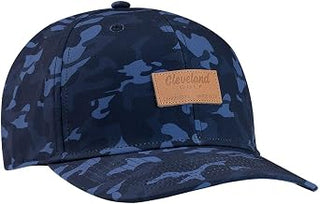 Cleveland Camo Patch Cap (Blue, Adjustable) Snapback Golf Hat