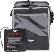 Vollrath VTB500 Insulated Tower Bag (Includes: Backpack Straps, Headrest Strap, Heating Pad), Nylon, Black - 18" x 17" x 22"