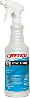 Betco Best Scent Ocean Breeze Spray Bottles, 32 Oz., Pearlized, Case Of 12