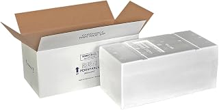 Polar Tech 291C Thermo Chill Insulated Carton with Foam Shipper, Large, 22-3/4" Length x 10" Width x 4-1/2" Depth (Case of 3)