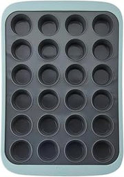 Chicago Metallic Silicone Mini Muffin Pan 24 Cup - 10 Inch