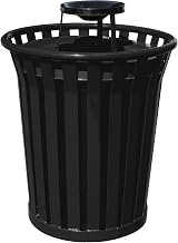 Wydman 36-Gal Outdoor Trash Receptacle Color: Black