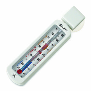 Pro Accurate Economy Refrigerator/Freezer Thermometer - Set of by CDN – 2, White, Model EFG120-2
