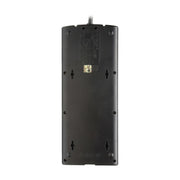Eaton Flat Plug Surge Protector TV & Phone Ports by TRIPP LITE – 12 Outlets, Plastic, Black, Model TLP1208TELTV