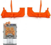 Lateral Outlet Replacement Compatible with Zumex Professional Citrus Juicers, Left & Right Side Waste Outlet, Citrus Juicer Replacement Parts 2Pcs (Orange)