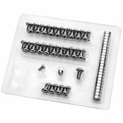 Hardware Set for PL2040 Outdoor Grill by Glownary – Steel, Silver, Model 554plhrdwr40