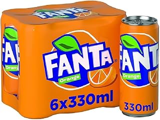 Fanta Orange Flavor 330ml (Pack of 6)