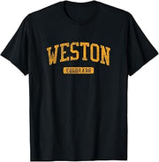 Weston CO Vintage Athletic Sports Design JG3 T-Shirt