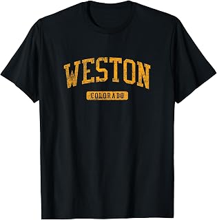 Weston CO Vintage Athletic Sports Design JG3 T-Shirt