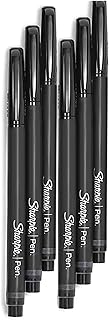 Sharpie Pen Fine Point Pen, 6 Black Pens (1742663)