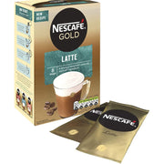 Nescafé Gold Latte Coffee Sachets by Nescafe – 0.68 Ounce (Pack of 8), caramel latte, Pack of 8, Model 45444