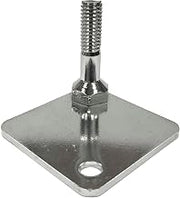Nexel AFSQ No Growth Foot Plate, Chrome, Silver