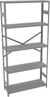 Tennsco Open Steel Shelving Unit 36"W x 12"D x 75"H