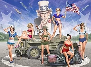 1:35 Scale "Pin-Up" Construction Kit (Grey) by Masterbox