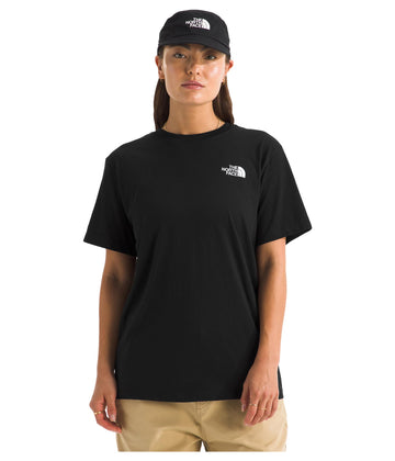 Womens Pebble Path Relaxed Short Sleeve Tee TNF Black XS One Size by The North Face – Tnf Black, Model NF0A8GTKJK3