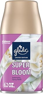 Glade Automatic Spray Refill, Air Freshener for Home and Bathroom, Super Bloom, 6.2 Oz