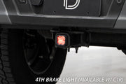 HitchMount Reverse Light Kit compatible with Chevrolet Silverado 1500 2019 by Diode Dynamics – C1R + Brake, Black, Model DD7646