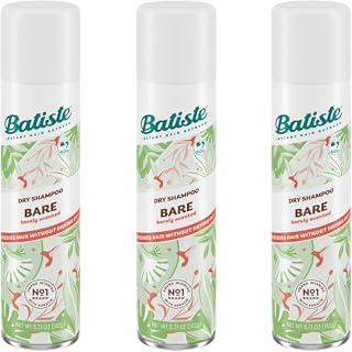 Batiste Dry Shampoo, Bare Fragrance 5.71 Once (Pack of 3)
