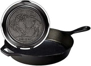 Lodge Cast Iron Buffalo Nickel Skillet, 10.25 Inches