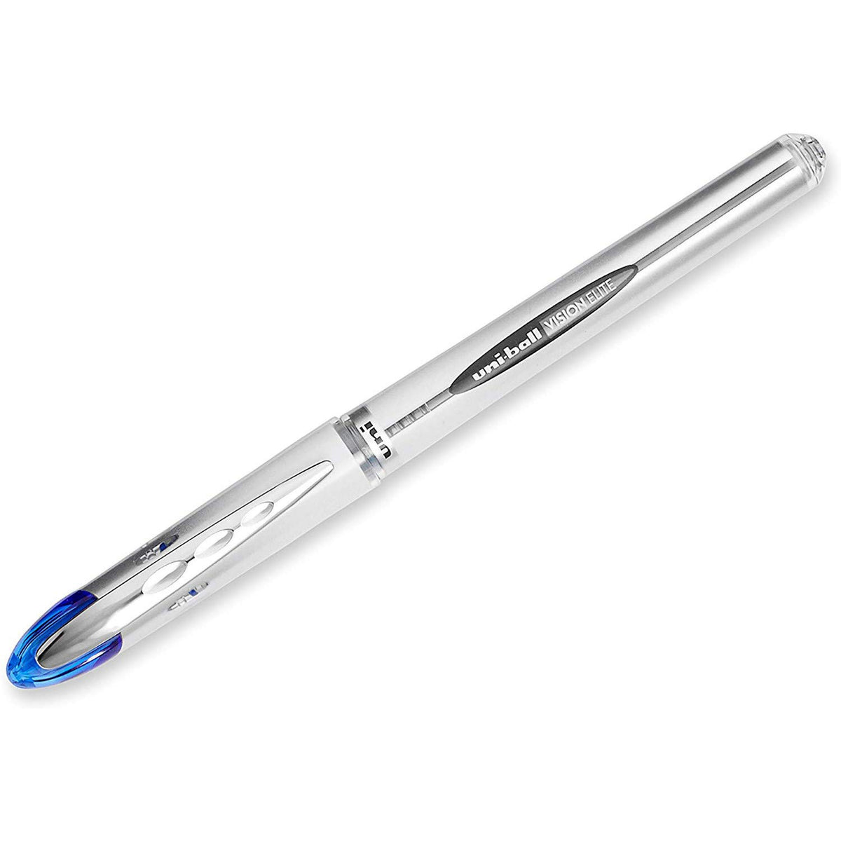 Vision Elite Stick Rollerball Pen by Uni-Ball – 1 Count (Pack of 12), Paper, Blue, Model 2004426