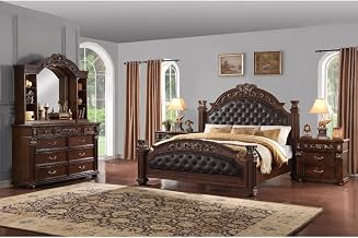 Aspen Classic Rich Cherry 4-Piece Bedroom Set, King