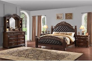 Aspen Classic Rich Cherry 4-Piece Bedroom Set, King