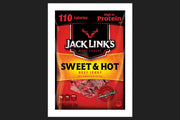 Sweet & Hot Beef Jerky 1.25 oz. Bagged by Jack Link's – 1.25 oz, Pack of 10, Model 10000008342