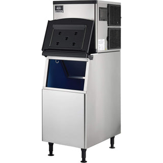 Modular Ice Maker with Bin by Nexel – 350.0 pounds, Stainless Steel, Silver, Model 243031