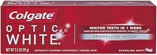 Colgate Optic White Sparkling White Sparkling Mint Toothpaste 3.5 oz (Pack of 2)