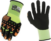Mechanix Wear SpeedKnit M-Pact Hi-Viz Work Gloves XX-Large