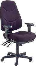 Global Industrial 8 Way Adjustable Executive Chair, Fabric, Black