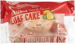 Otis Spunkmeyer Lemon Loaf Cake with Icing, 4 Ounce -- 24 per case.