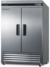 AccuCold AFS49ML Pharma-Lab Frost-free 46 Cu.Ft. 2-door Upright Pharmacy All-freezer, French Door Swing, Intelligent Microprocessor Digital Temperature Controller in Stainless Steel