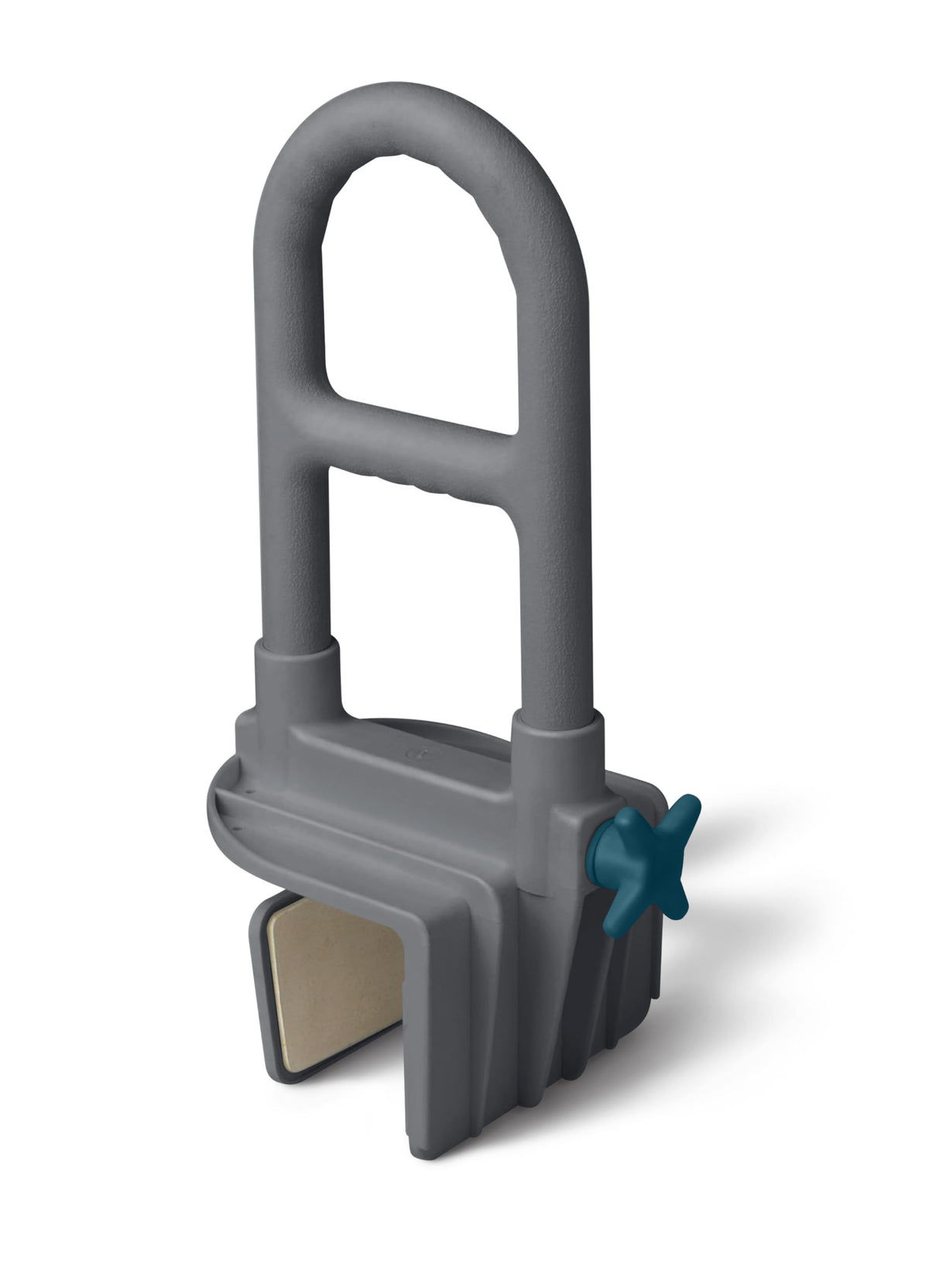 Bathtub Grab Bar w/Microban by Medline – Alloy Steel, Light Blue, Model G5-301MRX1
