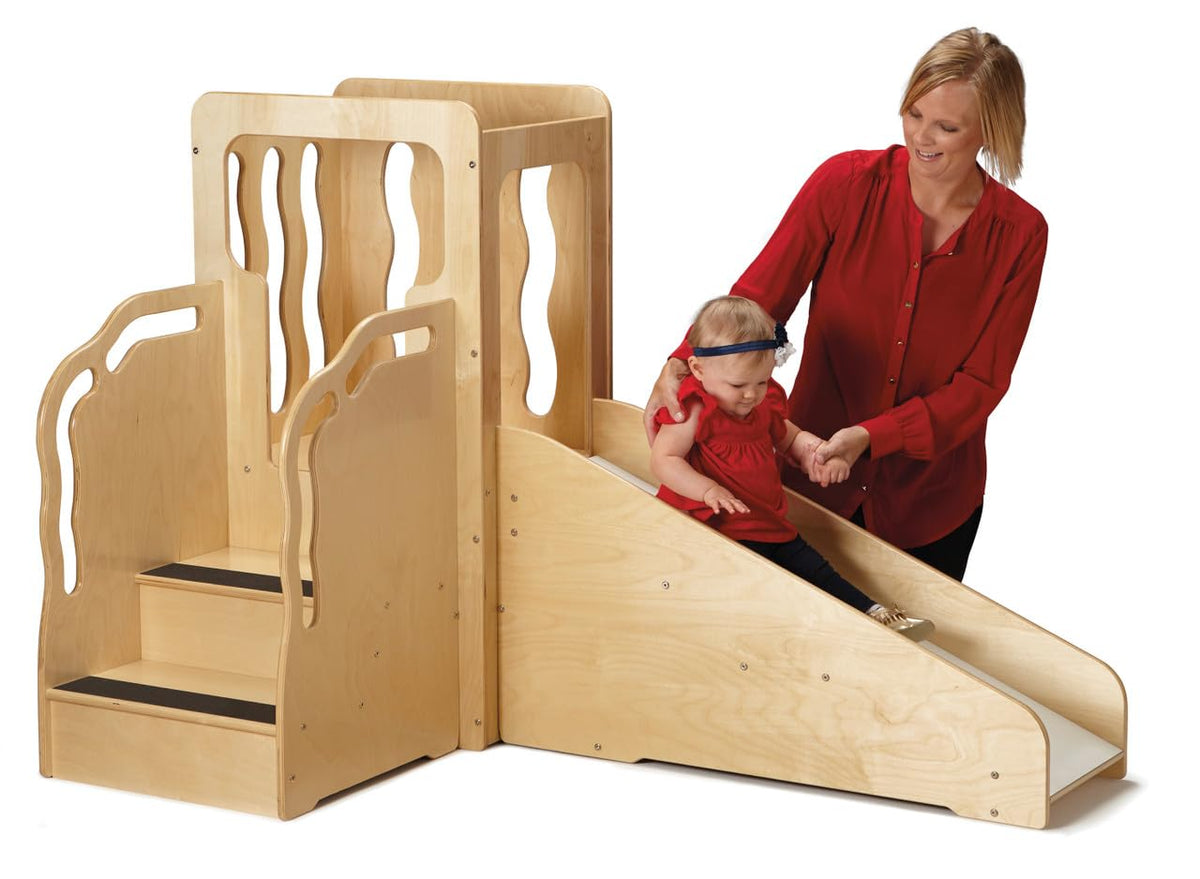 Mini Loft by Jonti-Craft – 44" High X 64" Wide X 37.5" Deep, Wood, Natural Wood, Model 9758JC
