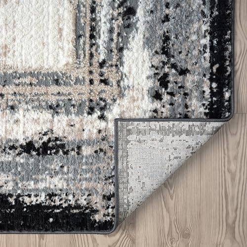 Abani 6'0" x 9'0" (Rectangular) / Ivory / Modern Area Rugs