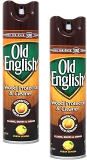 Old English Aerosol Wood Protector & Cleaner, Fresh Lemon 12.5 oz - 2 pk