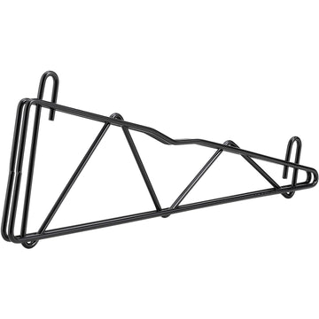 18" Single Arm Shelf Bracket Black Epoxy by Nexel – Steel, Black, Model AB18B