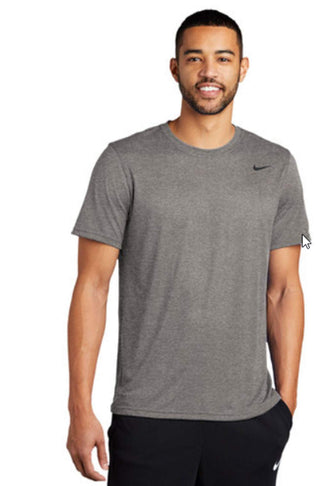Short Sleeve Legend - Grey - Small by Nike – Polyester, Grey, Model 00-K9SP5Q-19